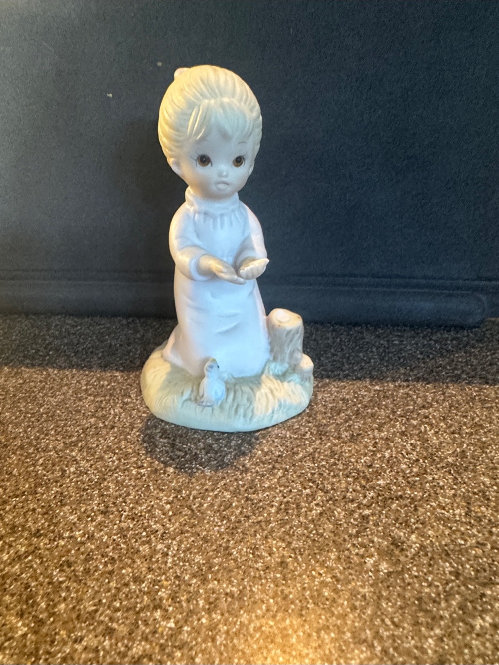 Porcelain Angel Figurine in White - Home Accent